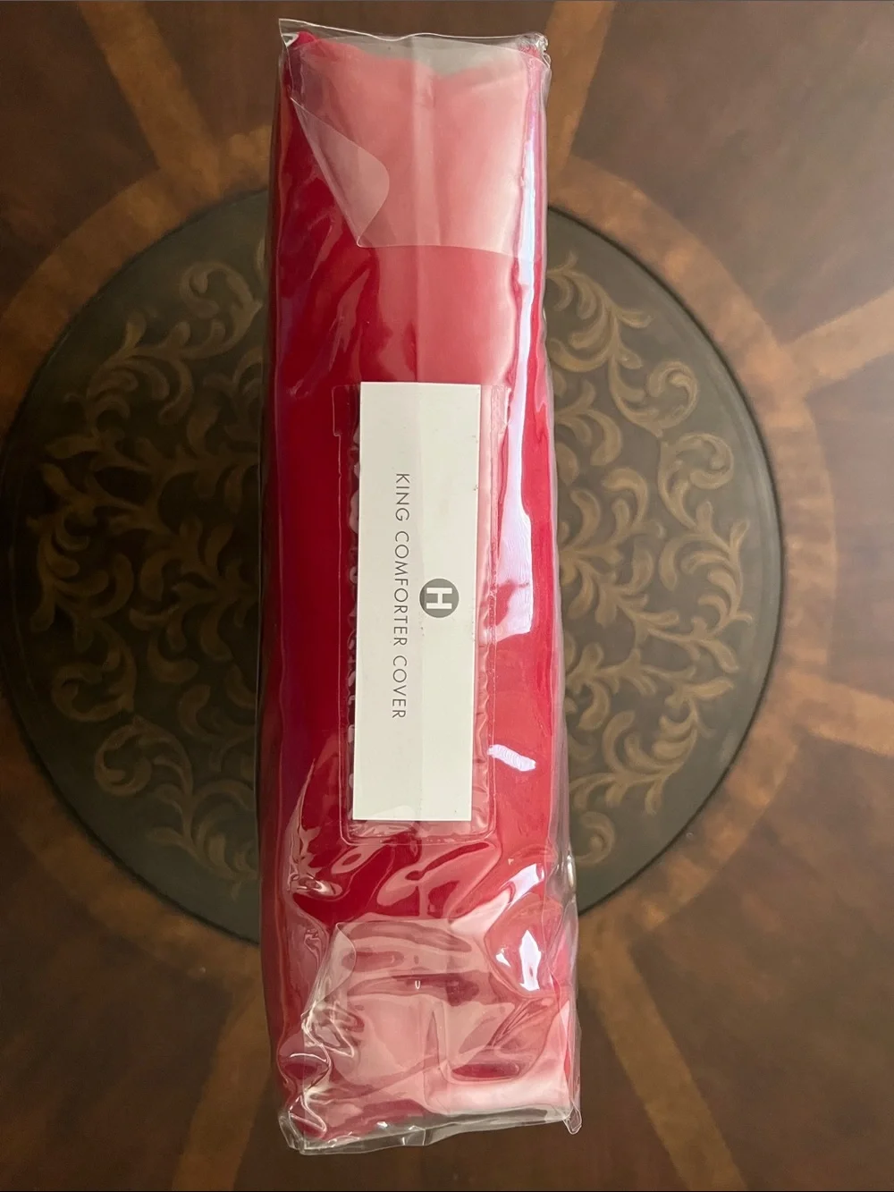 Hotel Collection Supima Red King Duvet Cover